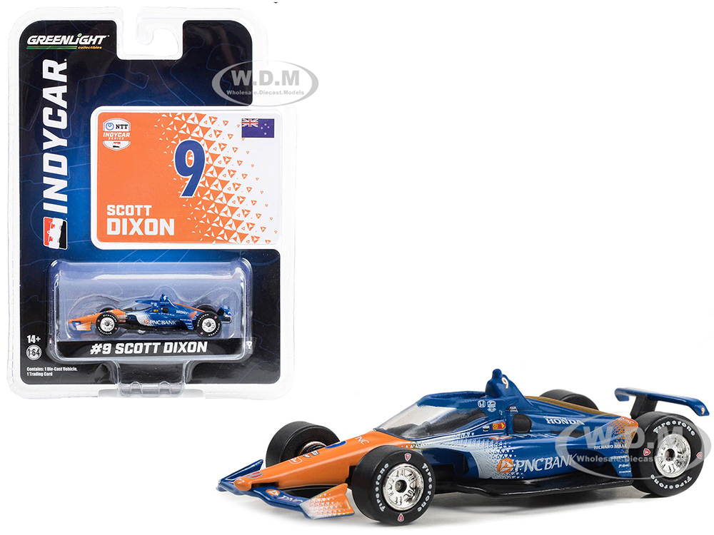 Dallara IndyCar 9 Scott Dixon "PNC Bank" Chip Ganassi Racing "NTT IndyCar Series" (2023) 1/64 Diecast Model Car by Greenlight