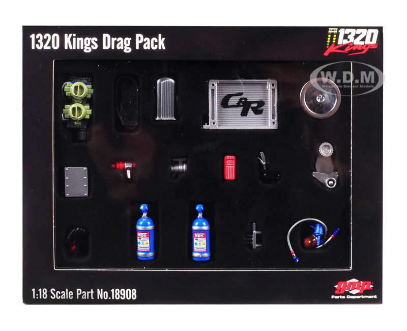 Accessory Pack 19 piece Set for "1969 Chevrolet Camaro 1320 Drag Kings" 1/18 Diecast Replica by GMP