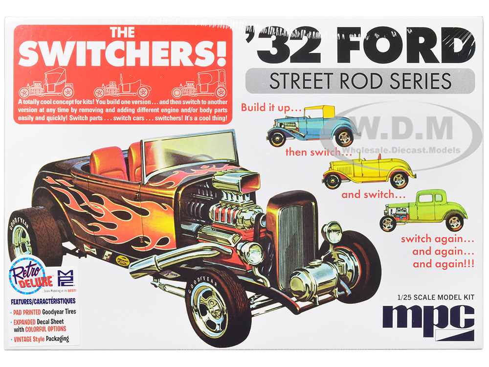 Skill 2 Model Kit 1932 Ford Street Rod Series "The Switchers" 1/25 Scale Model by MPC