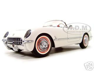 1953 Chevrolet Corvette Polo White 1/18 Diecast Model Car by Autoart