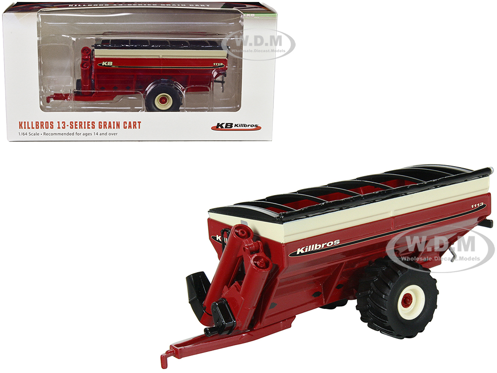 Killbros 1113 Grain Cart with Flotation Tires Red 1/64 Diecast Model by SpecCast