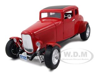 1932 Ford Coupe Red 1/18 Diecast Model Car by Motormax