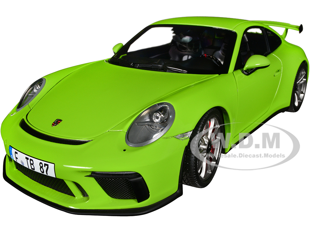 2018 Porsche 911 GT3 Yellow Green Shmee150 Limited Edition to 438 pieces Worldwide 1/18 Diecast Model Car by Minichamps