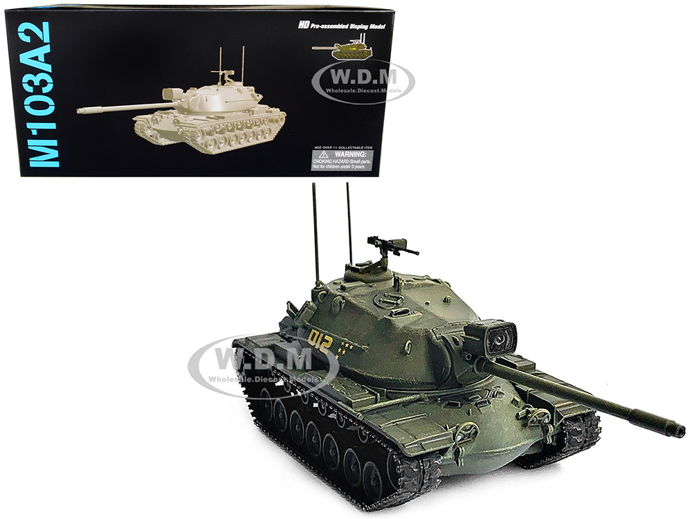 United States M103A2 Heavy Tank D12 Olive Drab "NEO Dragon Armor" Series 1/72 Plastic Model by Dragon Models