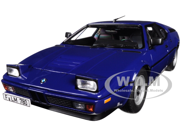 Image of 1980 BMW M1 Dark Blue 1/18 Diecast Model Car by Norev