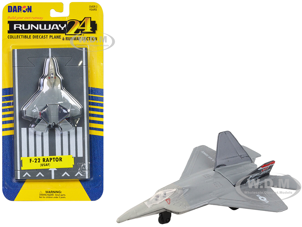 Lockheed Martin F-22 Raptor Stealth Aircraft Gray 