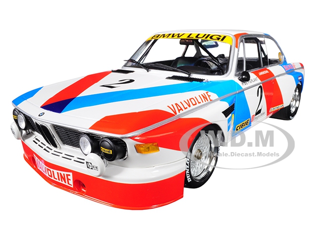 Image of BMW 3.0 CSL 2 De Fierlant / Xhenceval Winners 24 Hours SPA 1975 (Luigi Racing) Limited Edition to 360 pieces Worldwide 1/18 Diecast Model Car by Mini