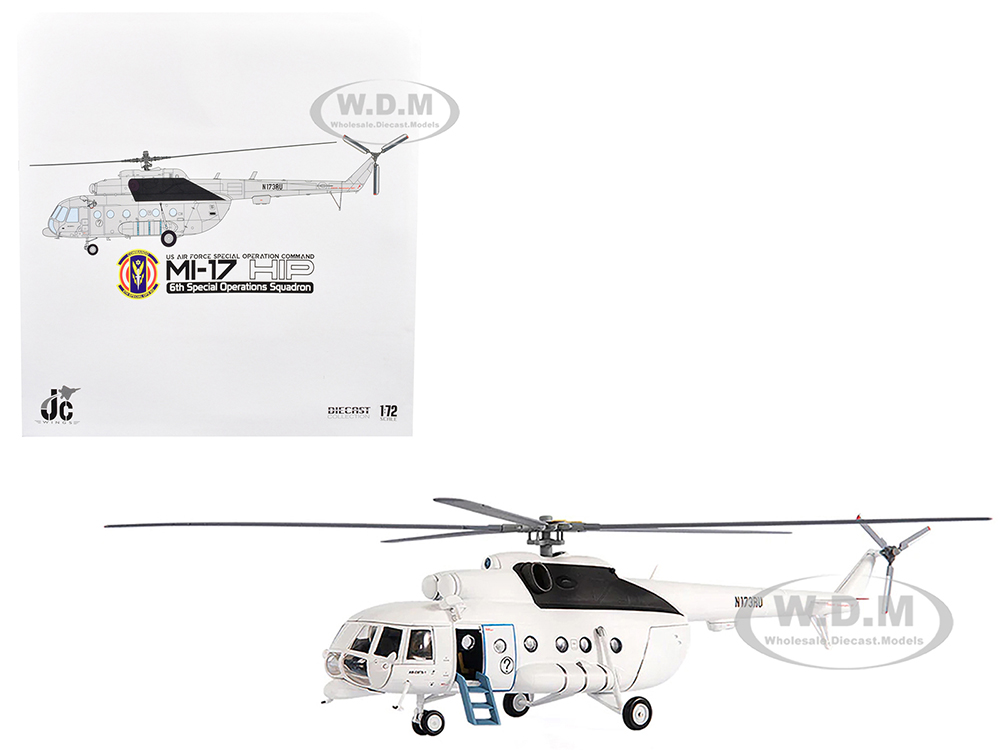 Mil Mi-17 HIP Helicopter "US Air Force Special Operation Command (AFSOC) 6th Special Operations Squadron" (2012) 1/72 Diecast Model by JC Wings