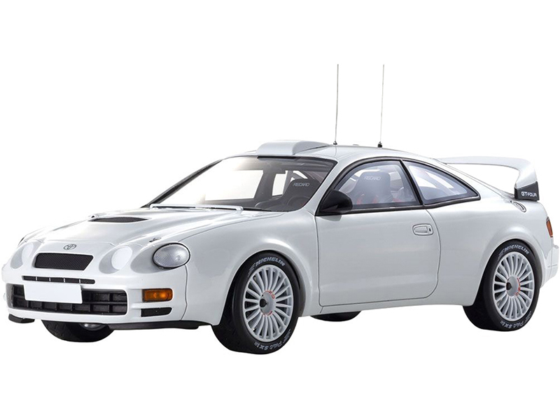 Toyota Celica GT-FOUR (ST205) White 1/18 Model Car by Otto Mobile for Kyosho