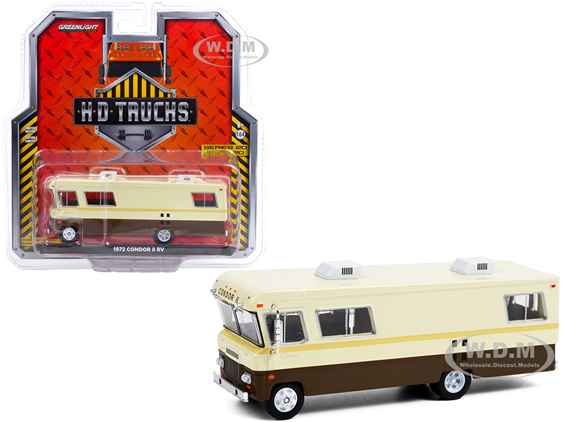 1972 Condor II RV Beige And Brown H.D. Trucks Series 20 1/64 Diecast Model By Greenlight