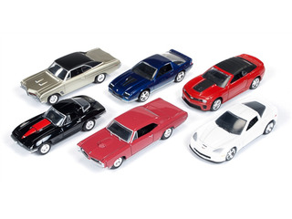 Autoworld Muscle Cars Release A Set Of 6 Cars 1/64 Diecast Model Cars by Autoworld