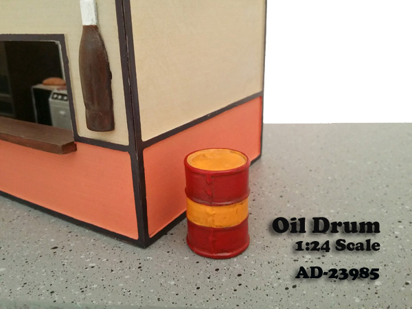 Oil Drum Accessory Set Of 2 For 124 Scale Models By American Diorama