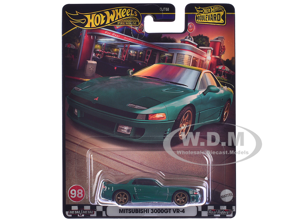 Mitsubishi 3000GT VR-4 Green Metallic "Boulevard" Series Diecast Model Car by Hot Wheels