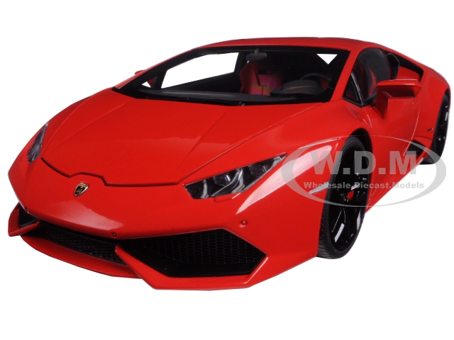 Image of Lamborghini Huracan LP610-4 Rosso Mars Metallic Red 1/18 Model Car by Autoart