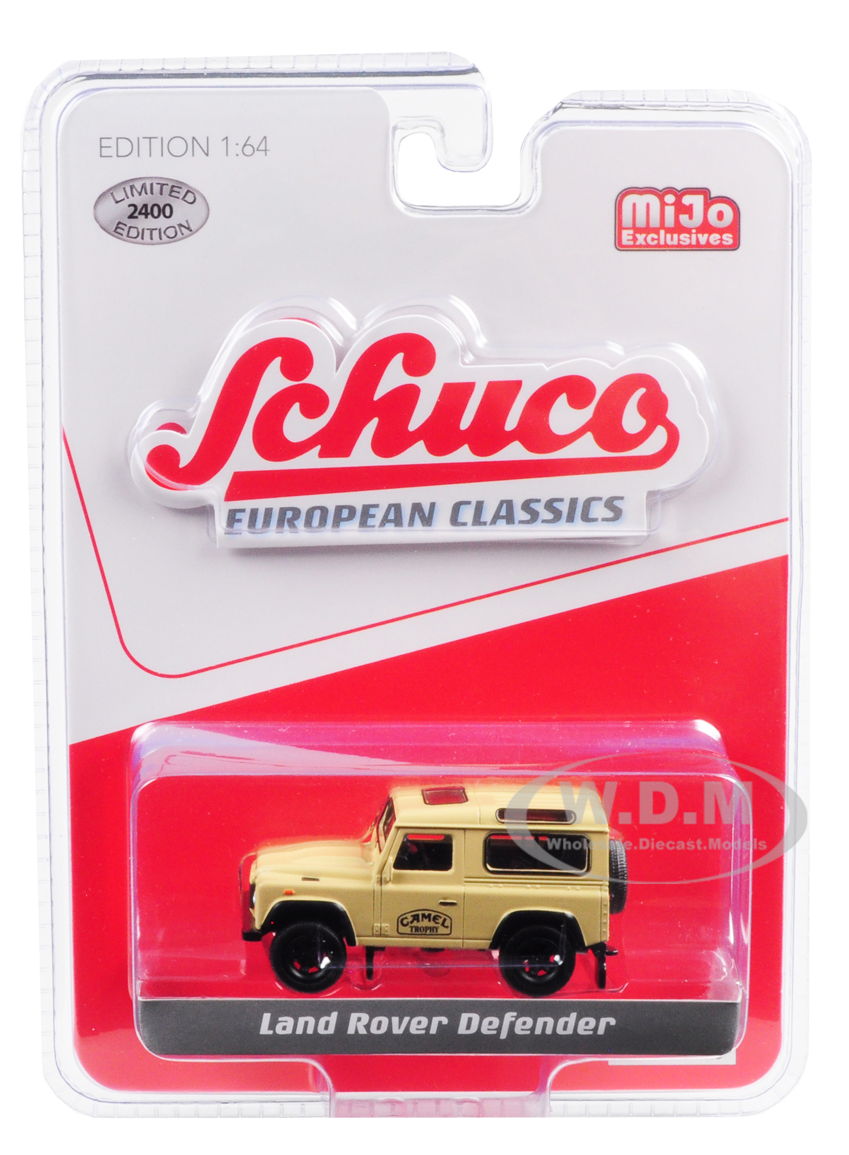 Land Rover Defender "camel" Brown "european Classics" Series Limited Edition To 2400 Pieces Worldwide 1/64 Diecast Model Car By Schuco