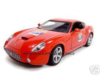 Image of Ferrari 575 GTZ Red 60 Anniversary Edition 1/18 Diecast Model Car by Hotwheels