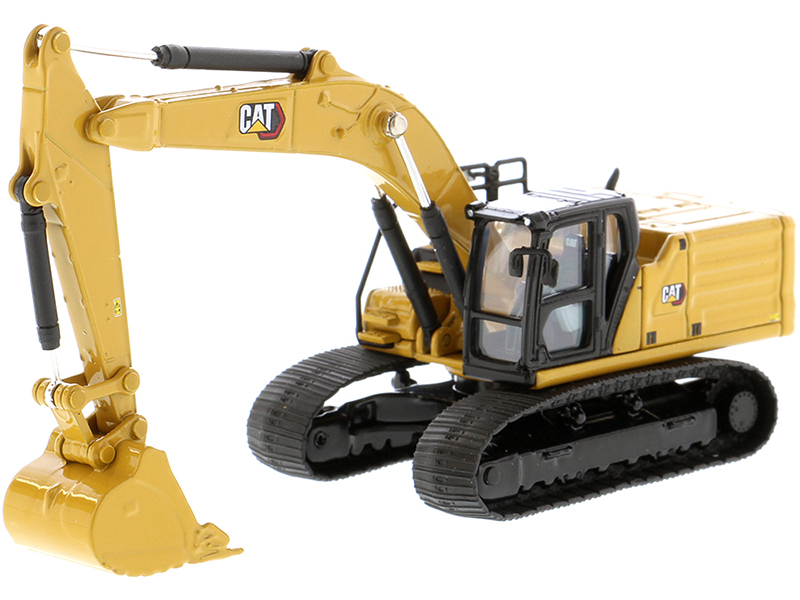 CAT Caterpillar 336 Next Generation Hydraulic Excavator High Line Series 1/87 (HO) Diecast Model by Diecast Masters