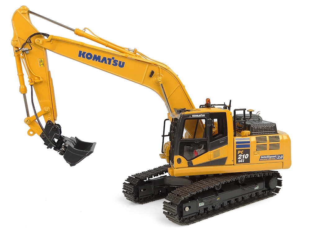 Komatsu PC210LCi-11 Intelligent Machine Control 2.0 Excavator Yellow 1/50 Diecast Model by Universal Hobbies