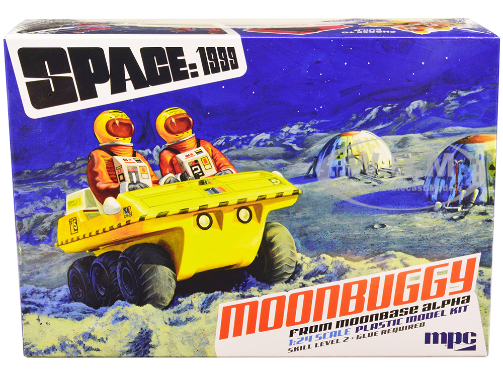 Skill 2 Model Kit Moonbuggy/Amphicat 6-Wheeled ATV "Space 1999" (1975-1977) TV Show 2-in-1 Kit 1/24 Scale Model by MPC