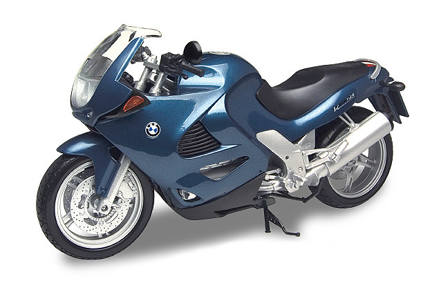 Bmw K1200rs Blue 1/6 Diecast Motorcycle Model By Motormax