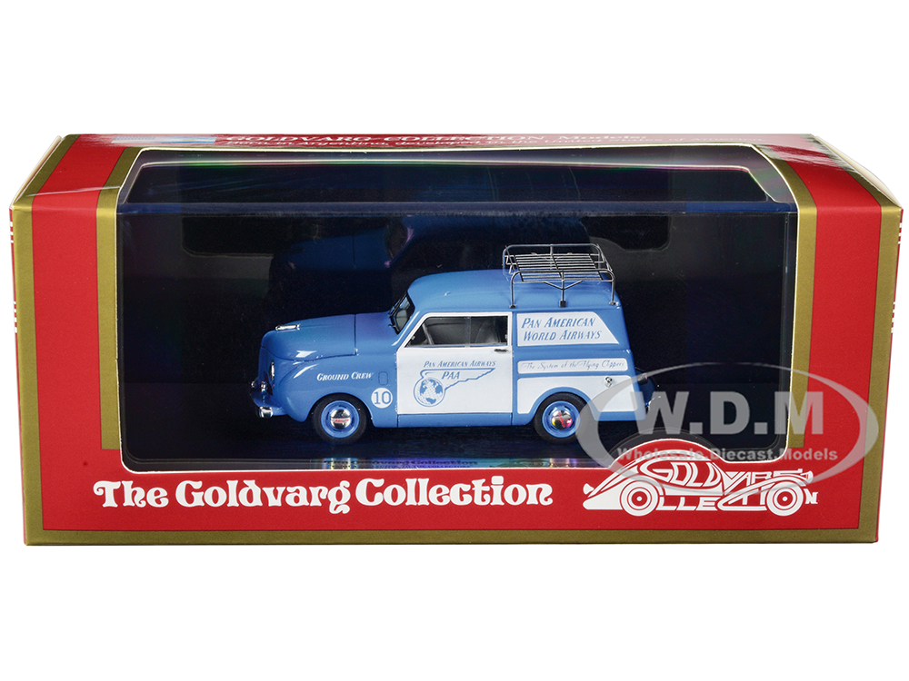 1948 Crosley Station Wagon Blue and White 