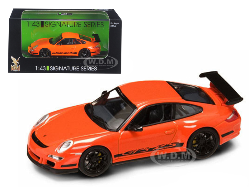Porsche 911 997 Gt3 Rs Orange 1/43 Diecast Car Model By Road Signature.