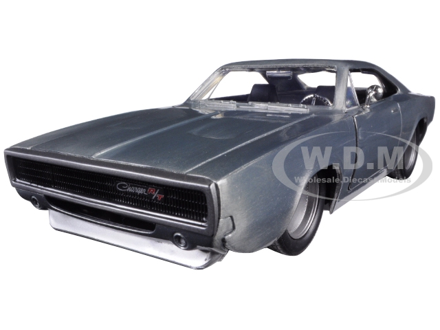 Doms 1970 Dodge Charger R/T Bare Metal Fast & Furious 7 (2015) Movie 1/24 Diecast Model Car By Jada