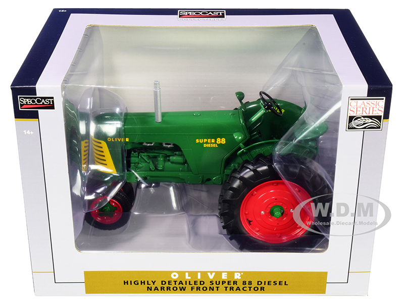 Oliver Super 88 Diesel Narrow Front Tractor "Classic Series" 1/16 Diecast Model by SpecCast