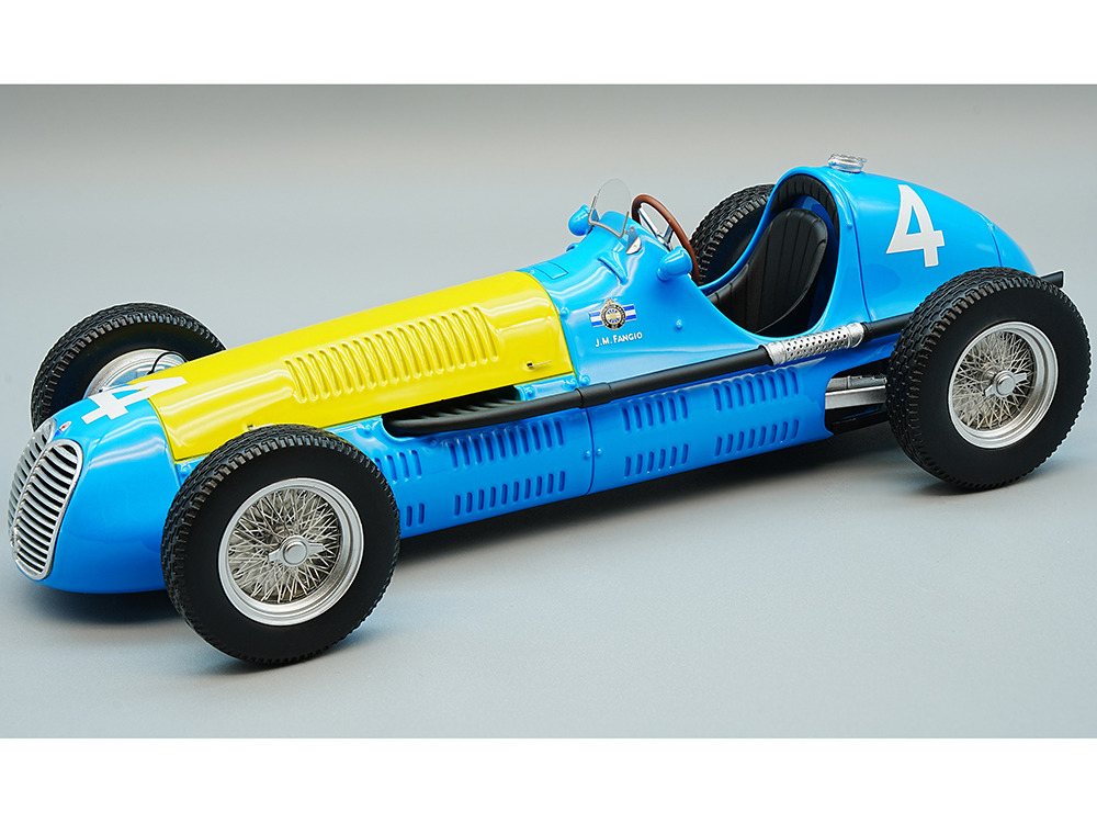 Maserati 4 CLT #4 Juan Manuel Fangio Winner Formula One F1 Pau GP (1949) Mythos Series Limited Edition to 100 pieces Worldwide 1/18 Model Car by Tecnomodel