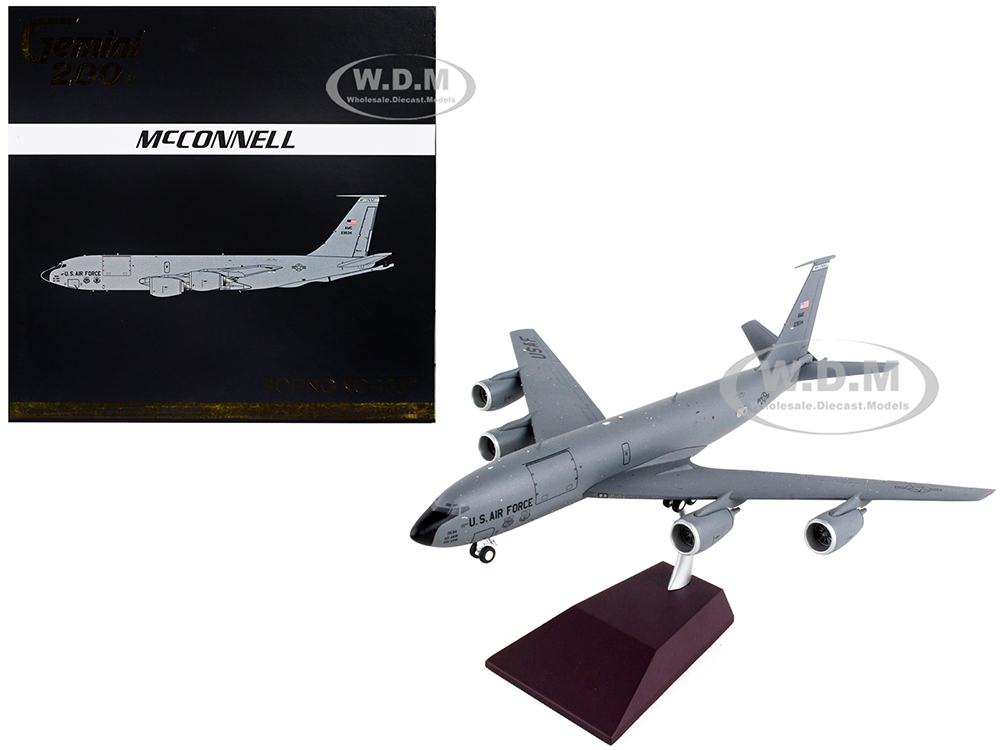 Boeing KC-135 Stratotanker Tanker Aircraft "McConnell Air Force Base" United States Air Force "Gemini 200" Series 1/200 Diecast Model Airplane by Gem