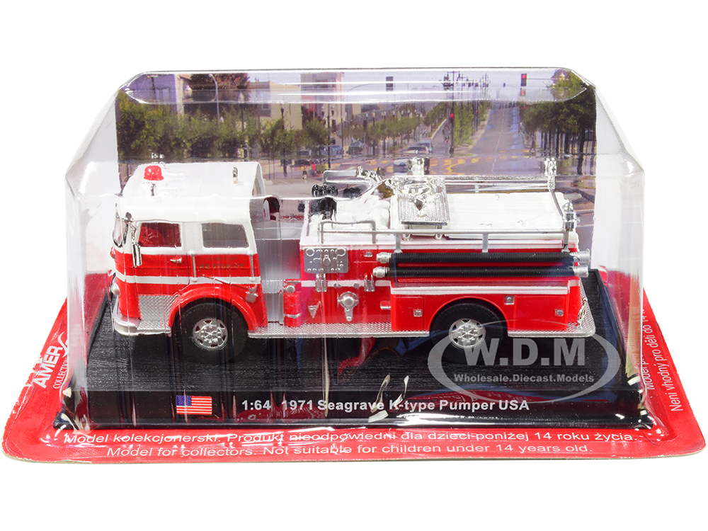 1971 Seagrave K-Type Pumper Fire Engine "County of Kentucky" 1/64 Diecast Model by Amercom