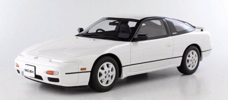 1991 Nissan 180 Sx White 1/18 Model Car By Otto Mobile For Kyosho