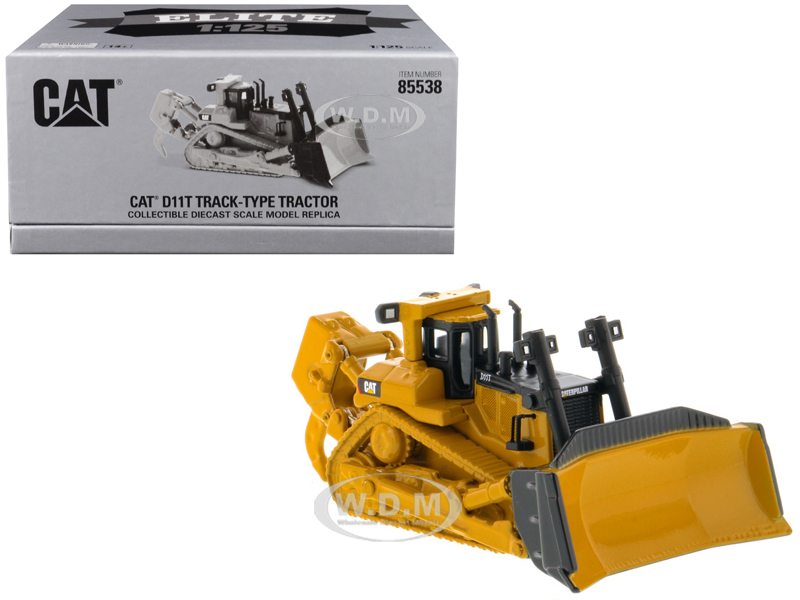 Cat Caterpillar D11t Track Type Tractor "elite Series" 1/125 Diecast Model By Diecast Masters