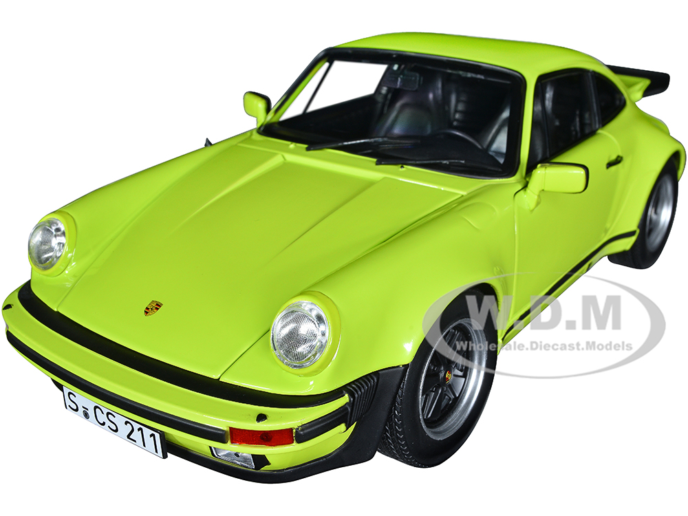 1976 Porsche 911 Turbo 3.0 Light Green 1/18 Diecast Model Car By Norev