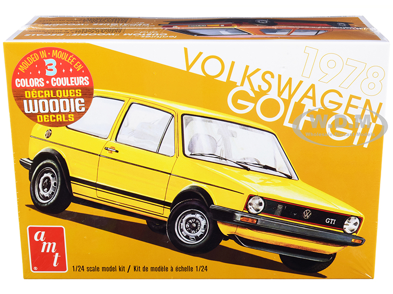 Image of Skill 2 Model Kit 1978 Volkswagen Golf GTI 1/24 Scale Model by AMT
