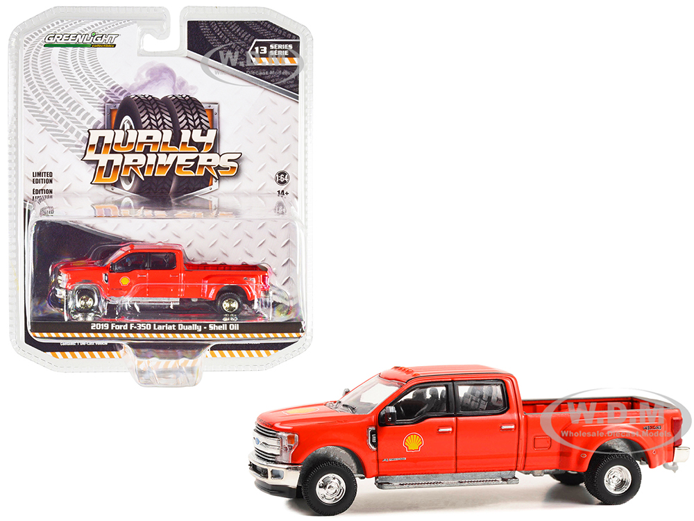 2019 Ford F-350 Lariat Dually Pickup Truck Red 