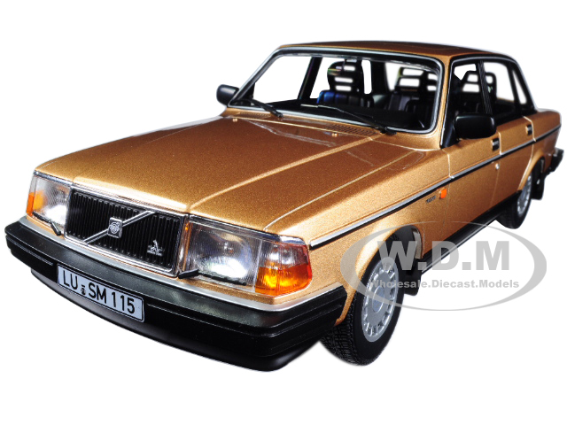 1986 Volvo 240 Gl Gold Limited Edition To 504 Pieces Worldwide 1/18 Diecast Model Car By Minichamps
