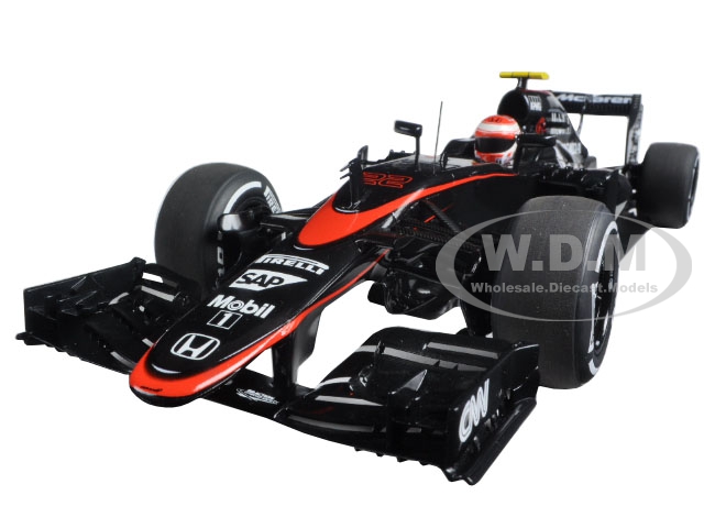 Mclaren Mp4-30 F1 2015 Barcelona/spain J. Button 22 With Figure In Cockpit 1/18 Model Car By Autoart