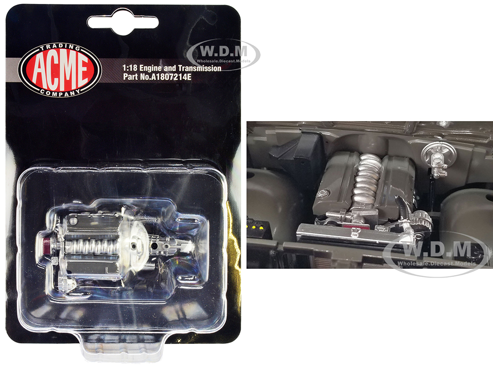 LS-10 Engine &amp; Transmission Replica from "1969 Chevrolet C-10 LS-10 Custom Pickup Truck" 1/18 by ACME