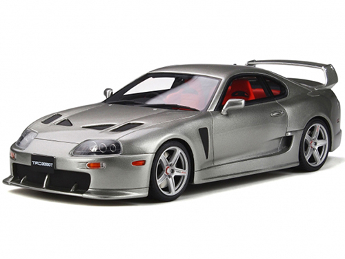 Toyota Supra 3000 Gt Trd Rhd (right Hand Drive) Quick Silver Metallic Clearcoat With Red Interior Limited Edition To 1500 Pieces Worldwide 1/18 Model