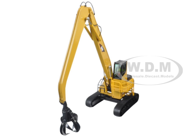 Cat Caterpillar 345b Series Ii Material Handler With Operator And Tools "core Classic Series" 1/50 Diecast Model By Diecast Masters