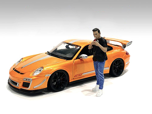 "Car Meet 1" Figurine VI for 1/24 Scale Models by American Diorama