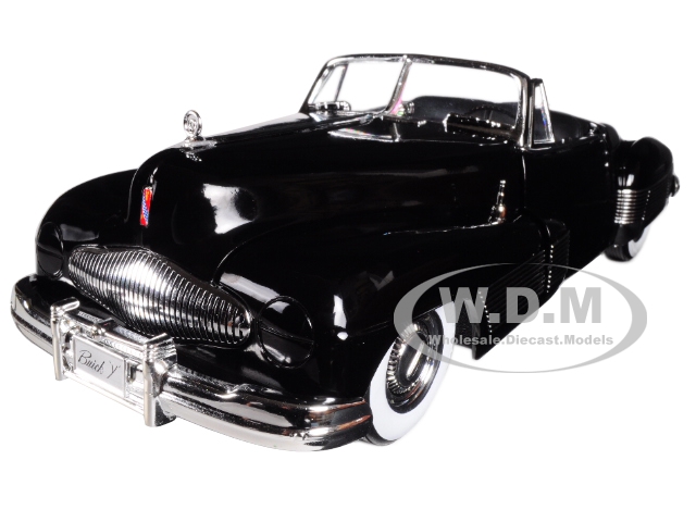 1938 Buick Y-job Black Limited Edition To 1002pc 1/18 Diecast Model Car By Autoworld