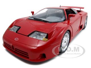 Bugatti EB 110 Red 1/18 Diecast Model Car by Bburago