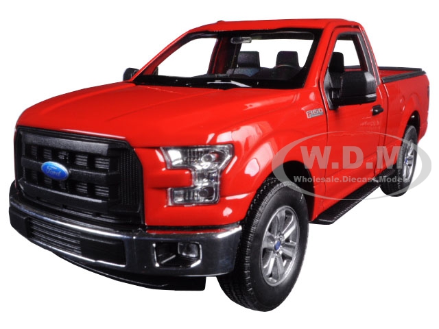 2015 Ford F-150 Regular Cab Pickup Truck Red 1/24-1/27 Diecast Model Car by Welly
