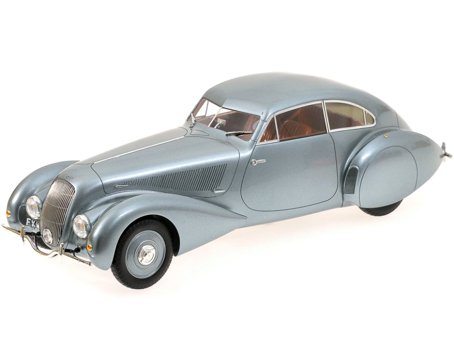 1939 Bentley Embiricos Dark Gray Metallic Limited Edition to 999 pieces Worldwide 1/18 Model Car by Minichamps
