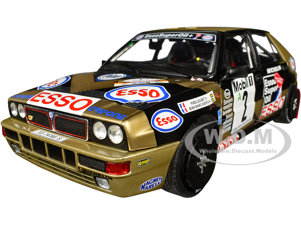 Lancia Delta HF Integrale #2 Yves Loubet - Jean-Marc Andrie 3rd Place ADAC Rallye Deutschland (1989) Competition Series 1/18 Diecast Model Car by Solido