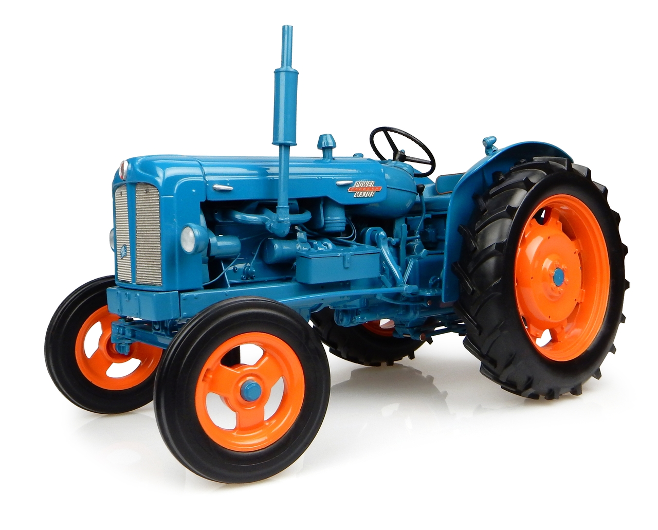 1958 Fordson Power Major Tractor Blue 1/16 Diecast Model by Universal Hobbies