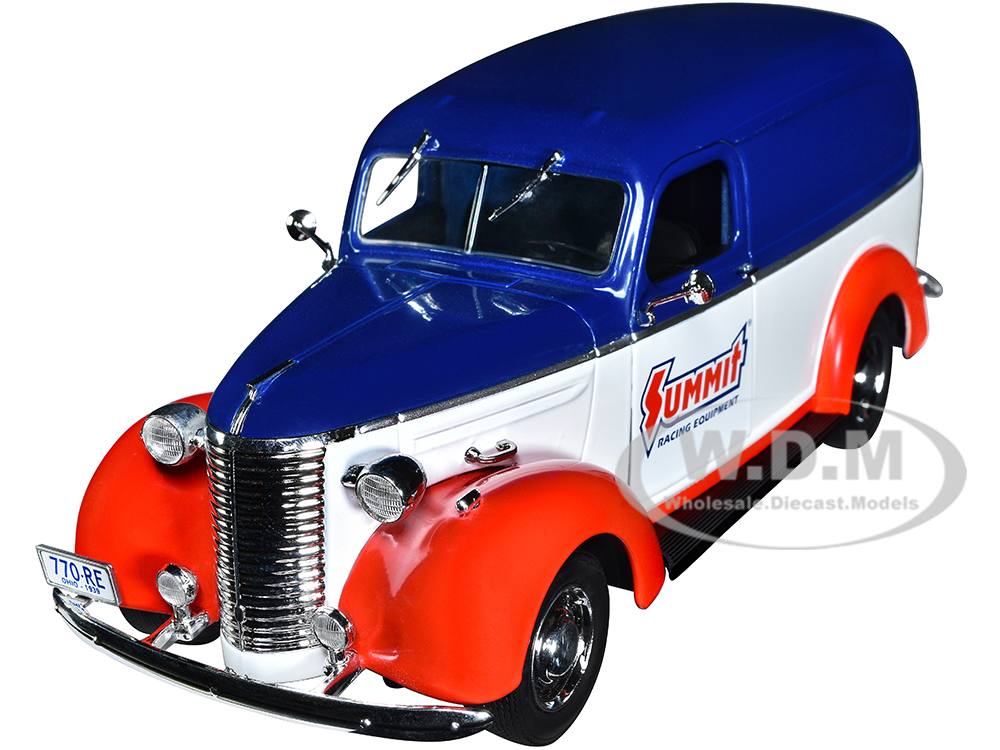 1939 Chevrolet Panel Truck Summit Racing Equipment Running on Empty Series 5 1/24 Diecast Model by Greenlight