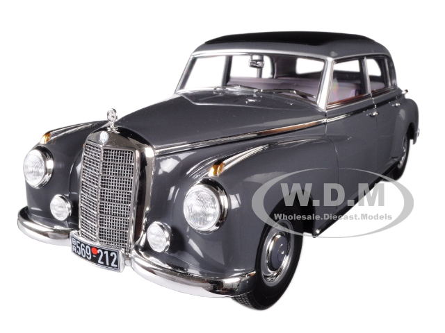Image of 1955 Mercedes Benz 300 Dark Gray 1/18 Diecast Model Car by Norev